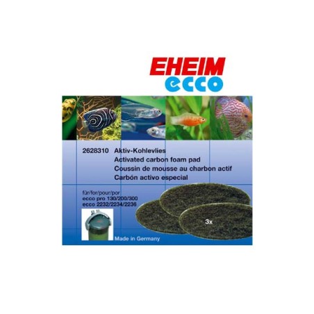 EHEIM Aktivkohlevlies für ecco 2231-2235, ecco comfort 2232-2236 und eccopro 130-300