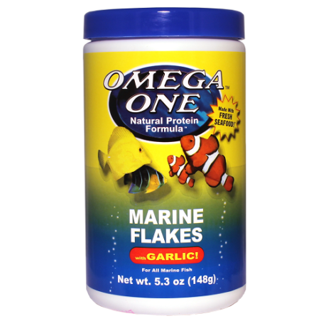 Omega Sea Marine Flakes mit Knoblauch 148 g (5.3oz)