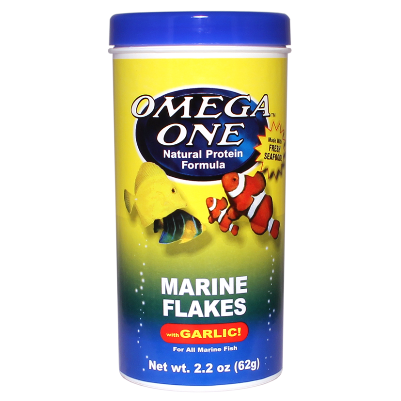 Omega Sea Marine Flakes mit Knoblauch 62 g (2.2oz)
