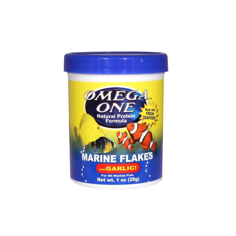 Omega Sea Marine Flakes mit Knoblauch 28 g (1oz)