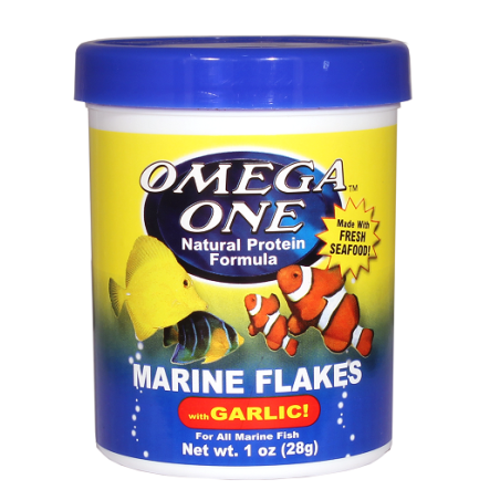 Omega Sea Marine Flakes mit Knoblauch 28 g (1oz)