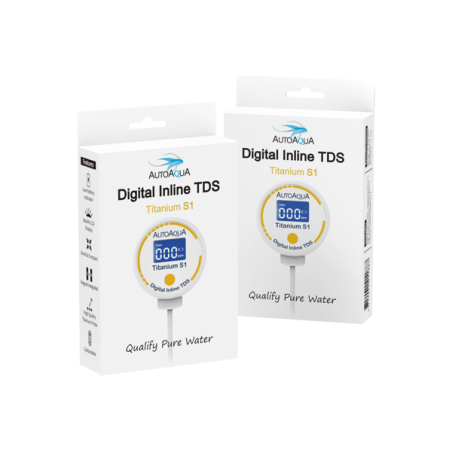 AutoAqua Digital Inline TDS - Titanium S1