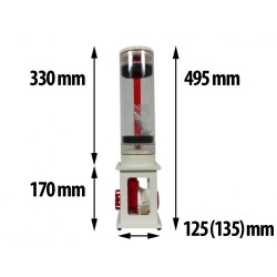 Royal Exclusiv COMPACT Dreambox - Patronen - Medienfilter Ø 100mm 2.0 Liter Volumen mit Red Dragon® X 40 Watt / 3m³